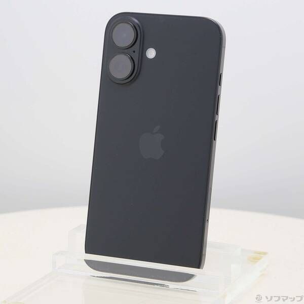 ソフマップ 〔中古品〕 iPhone16 128GB ブラック MYDQ3J／A SIMフリー【297】