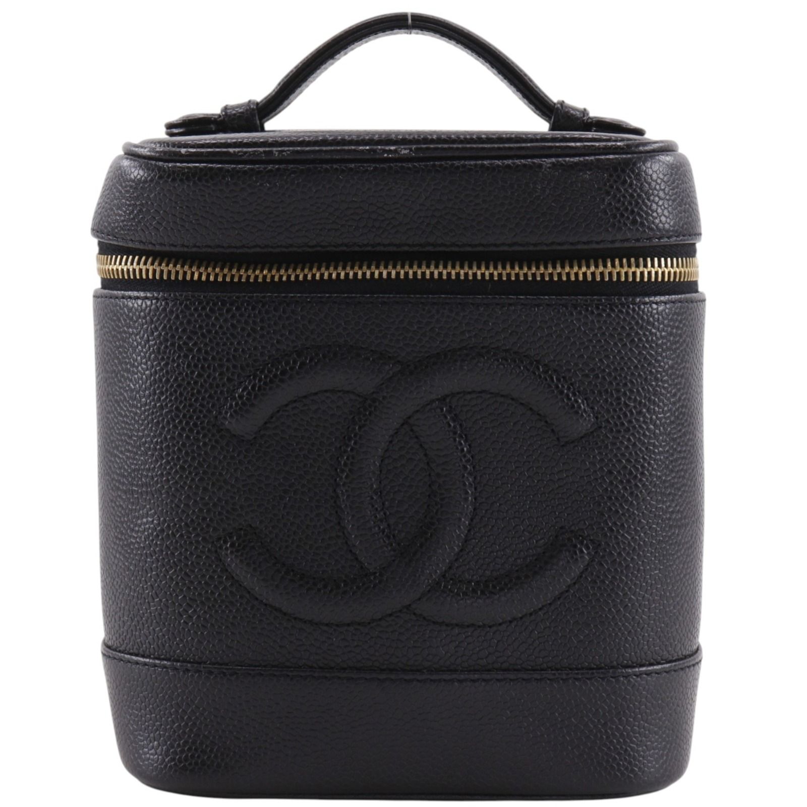 【CHANEL】シャネル ココマーク A01998 キャビアスキン 黒 レディース バニティ 70,400円