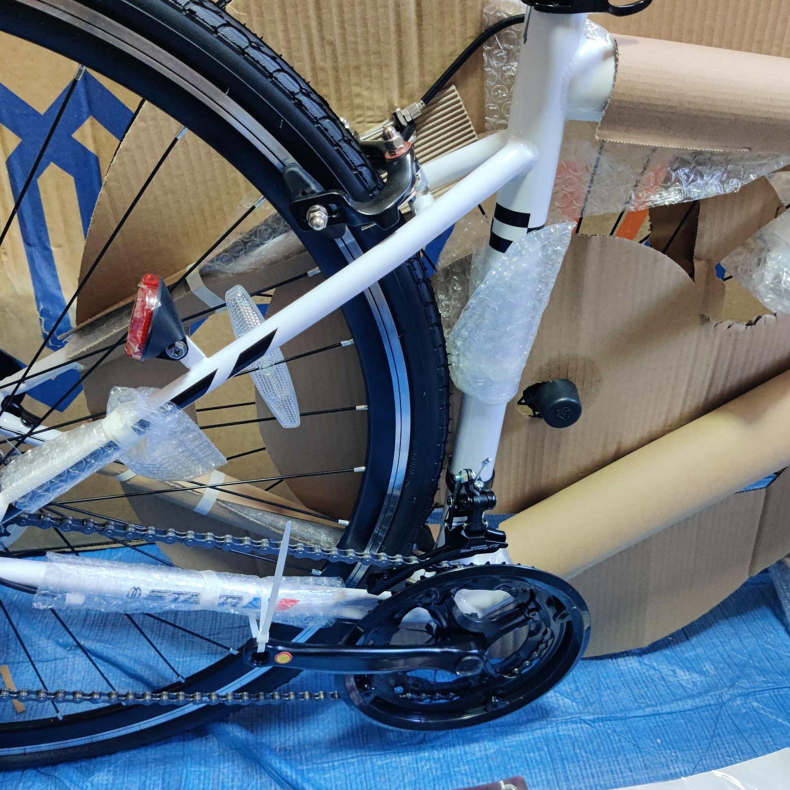 ロードバイク 自転車 シマノ14段変速 700*32cタイヤ ドロップハンドル
