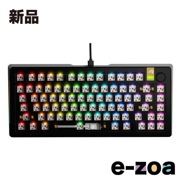 Glorious PC Gaming Race グロリアス ピーシー ゲーミング レース GMMK 3 PRO HE 75% Barebones Wired Black - US GLO-KB-GMMK3-PRO-75BBHWB (2675204)