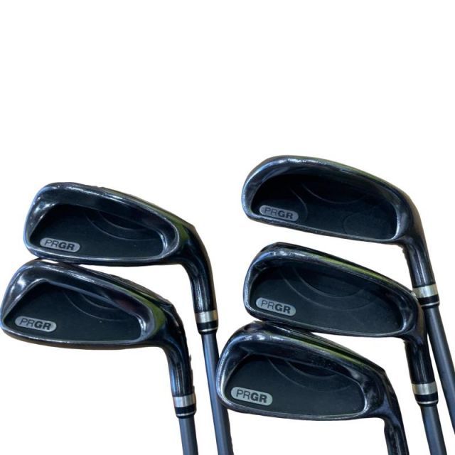 【中古】 プロギア egg POWER CAVITY 5S アイアンセット IR eggオリジナルカーボン (フレックスR) メンズ 男性用 右利き 右用 Cランク ゴルフクラブ