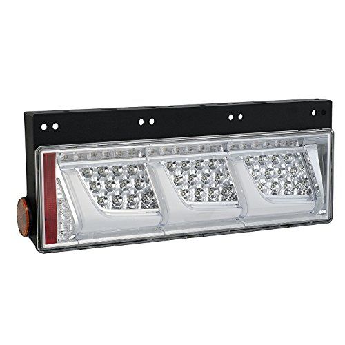 KOITO(小糸製作所) オールLEDリアコンビネーションランプ3連 ノーマルターン クリアVer. 左用 トラック用 LEDRCL-24LC [クリアVer.] [3連ノーマルターン] [左用]