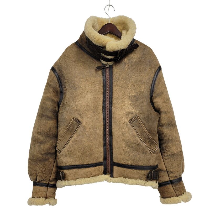 【中古品】 AVIREX アヴィレックス AC-17755 USA製 B-3 MOUTON FLIGHT JACKET ムートン フライト ジャケット アウター 【146-260824-ya-06-izu】