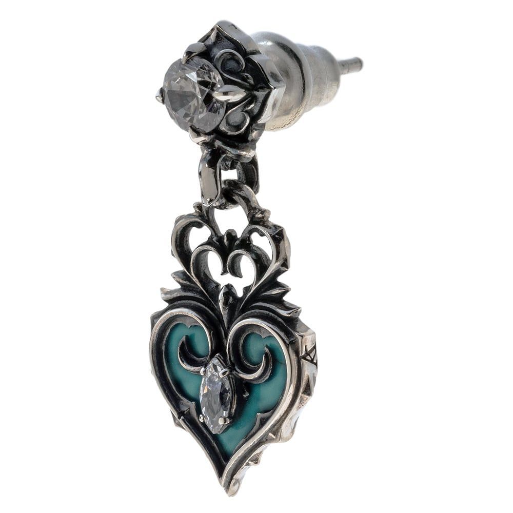 ハートオブジオーシャンピアス2　アルテミスキングス　シルバーアクセサリー　ジュエリーブランド