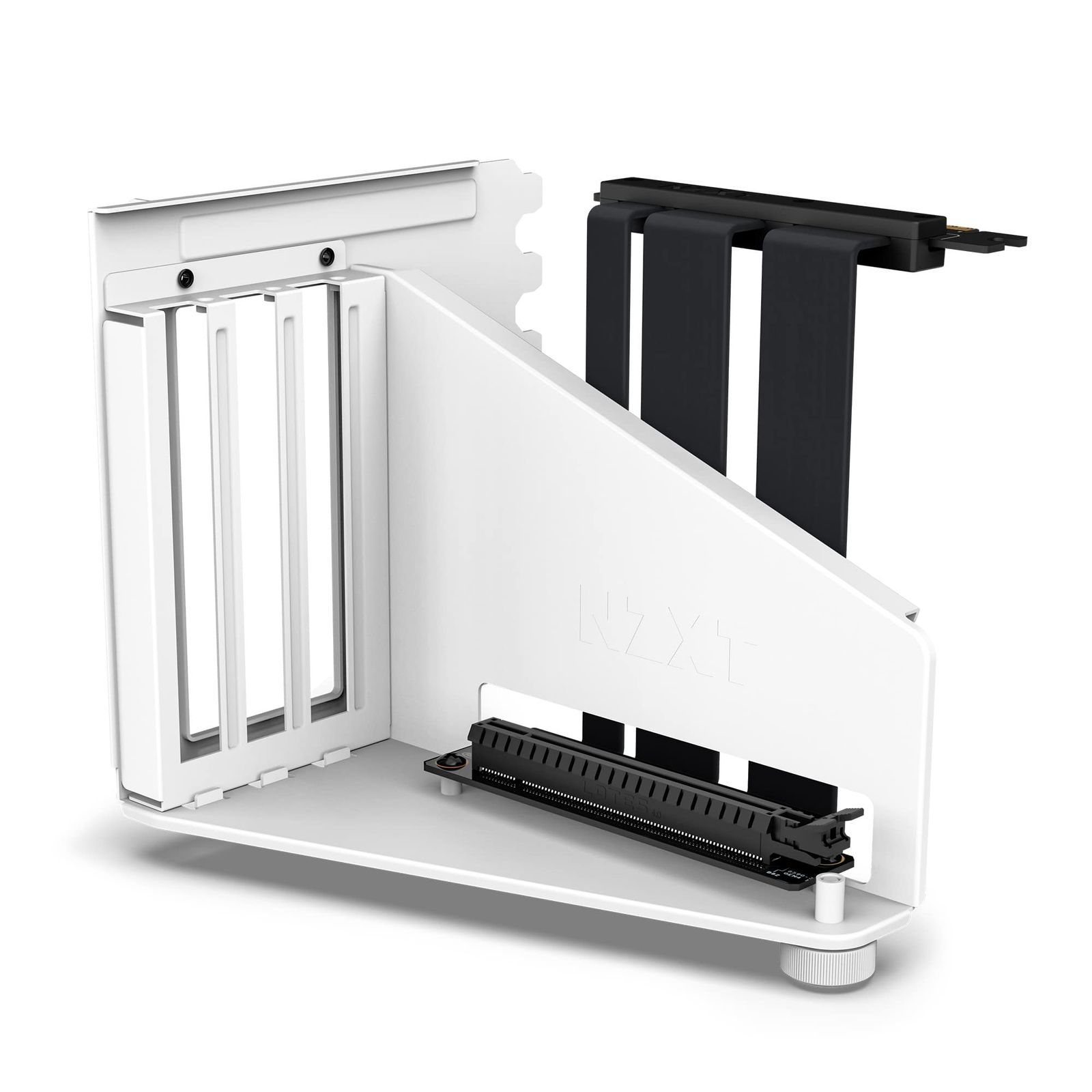 NZXT 垂直型GPUホルダー&ライザーケーブル(PCIE4.0 x 16) ホワイト AB-RH175-W1 CS8534 [ホワイト] [取り付けキット]