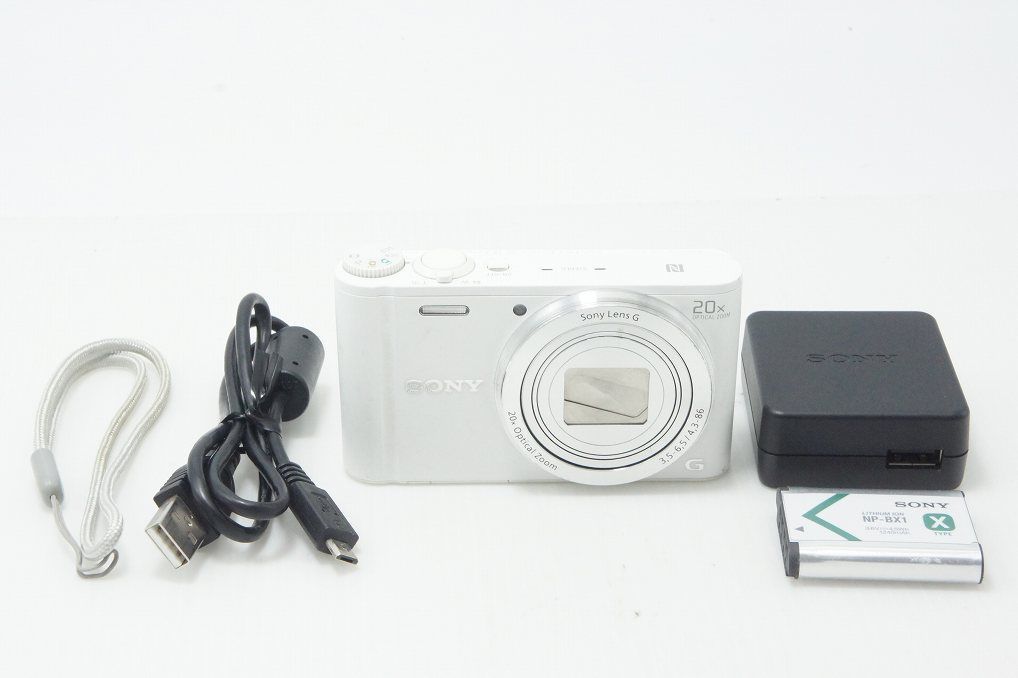 訳あり品 SONY ソニー Cyber-shot DSC-WX350 コンパクトデジタルカメラ ホワイト 260821c