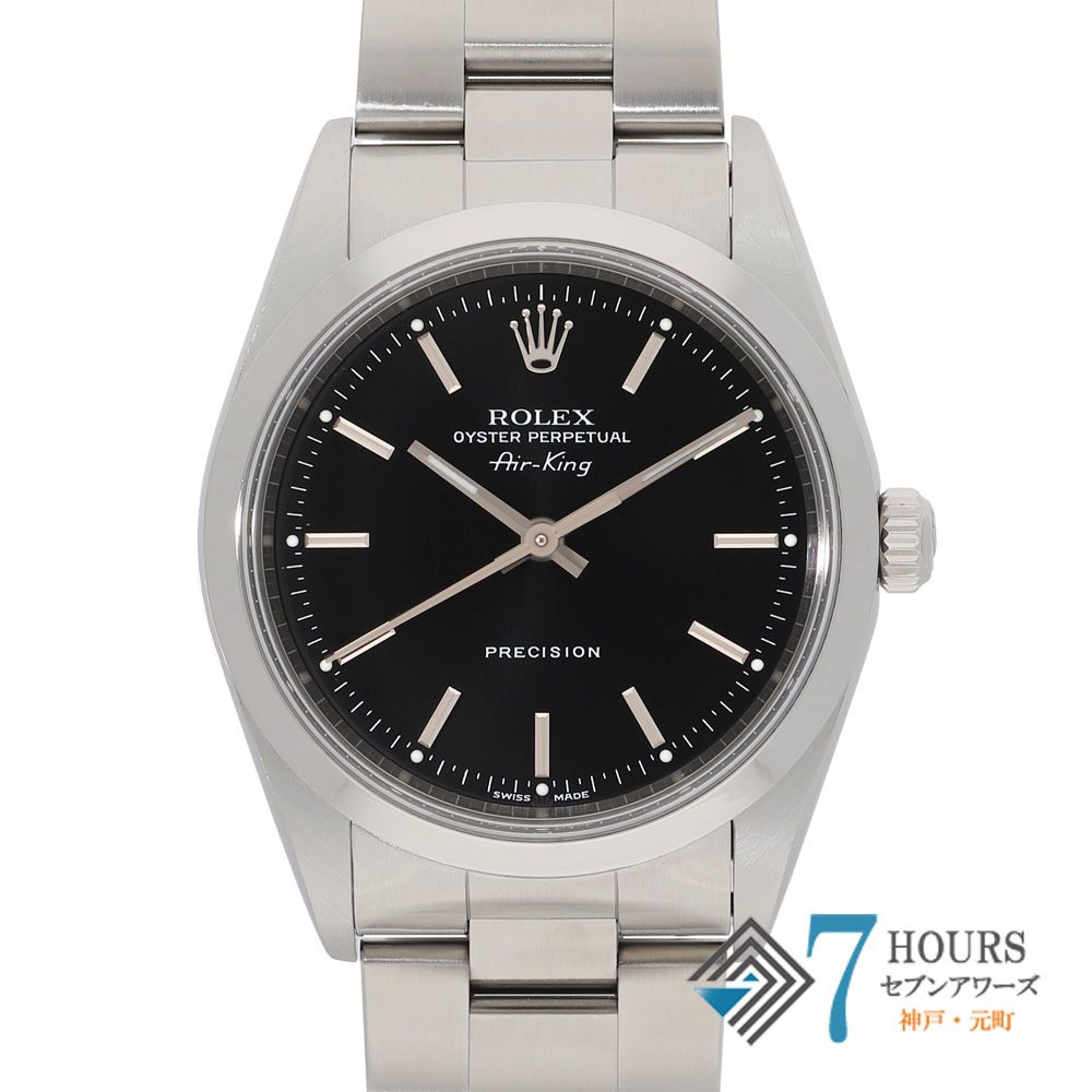 148891 ROLEX ロレックス 14000M エアキング ブラック ステンレス P番 自動巻き 当店オリジナルボックス