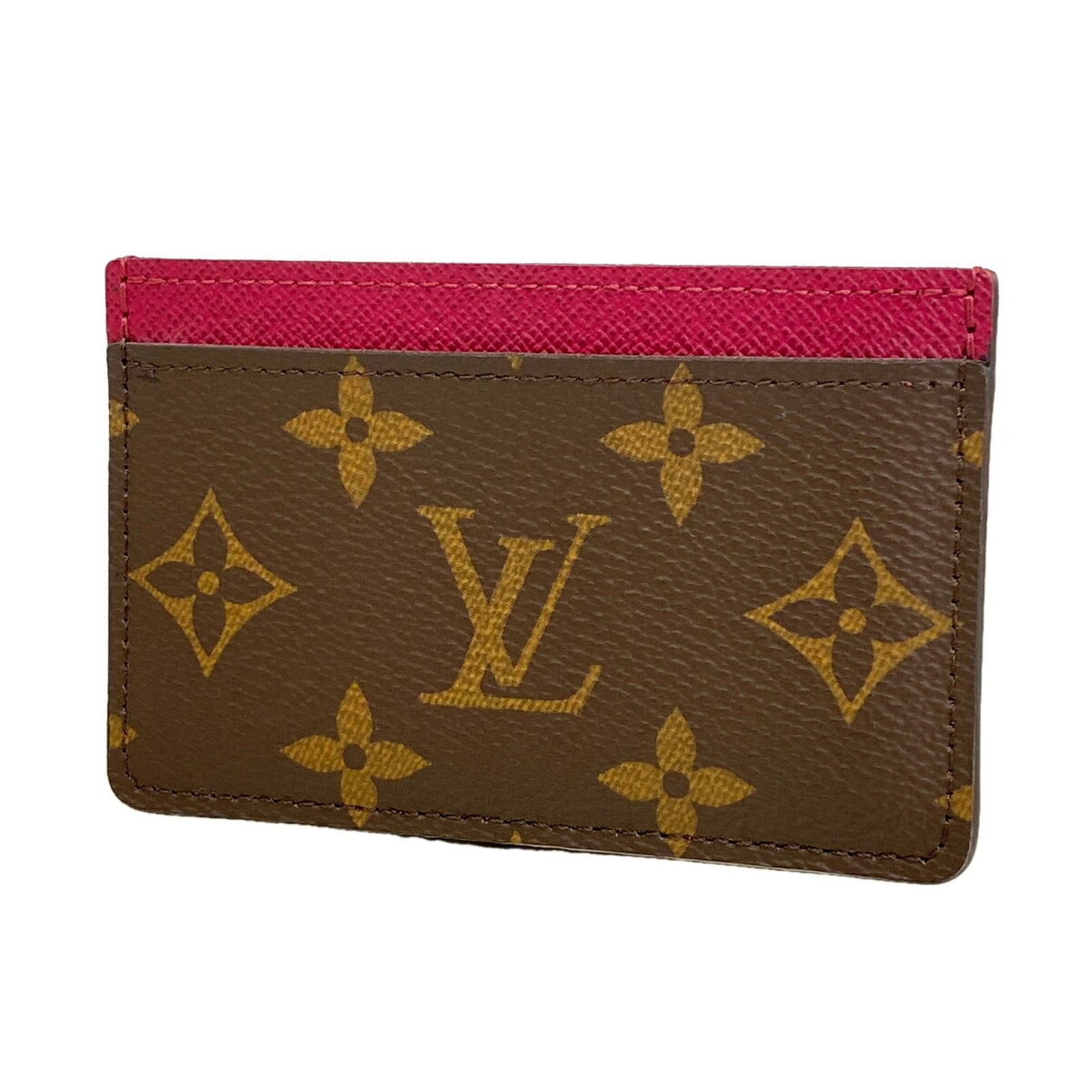 ルイ・ヴィトン(Louis Vuitton) ルイ・ヴィトン 名刺入れ・カードケース モノグラム ポルトカルトサーンプル M60703 フューシャレディース
