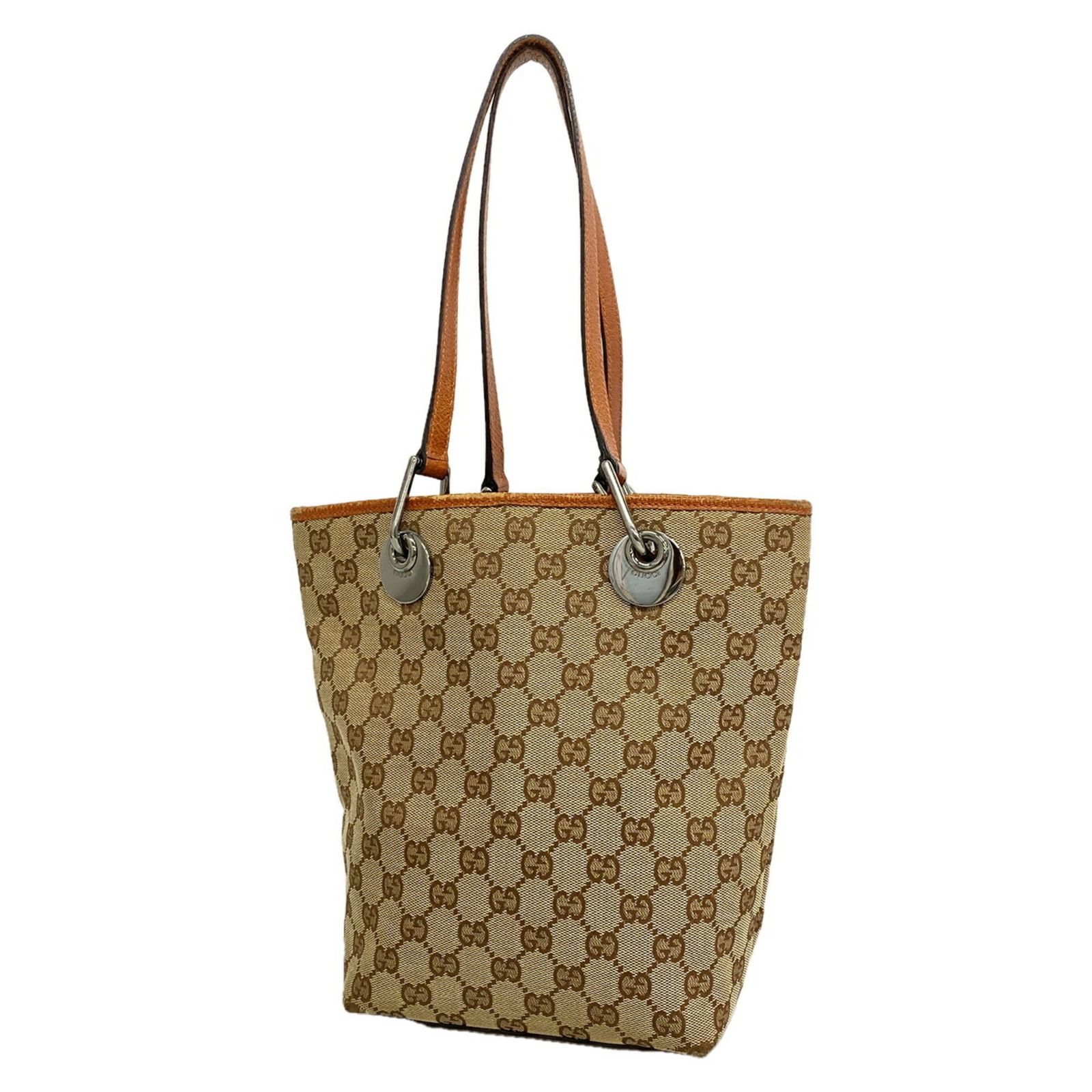 グッチ(Gucci) グッチ トートバッグ GGキャンバス 120840 キャンバス ベージュ レディース