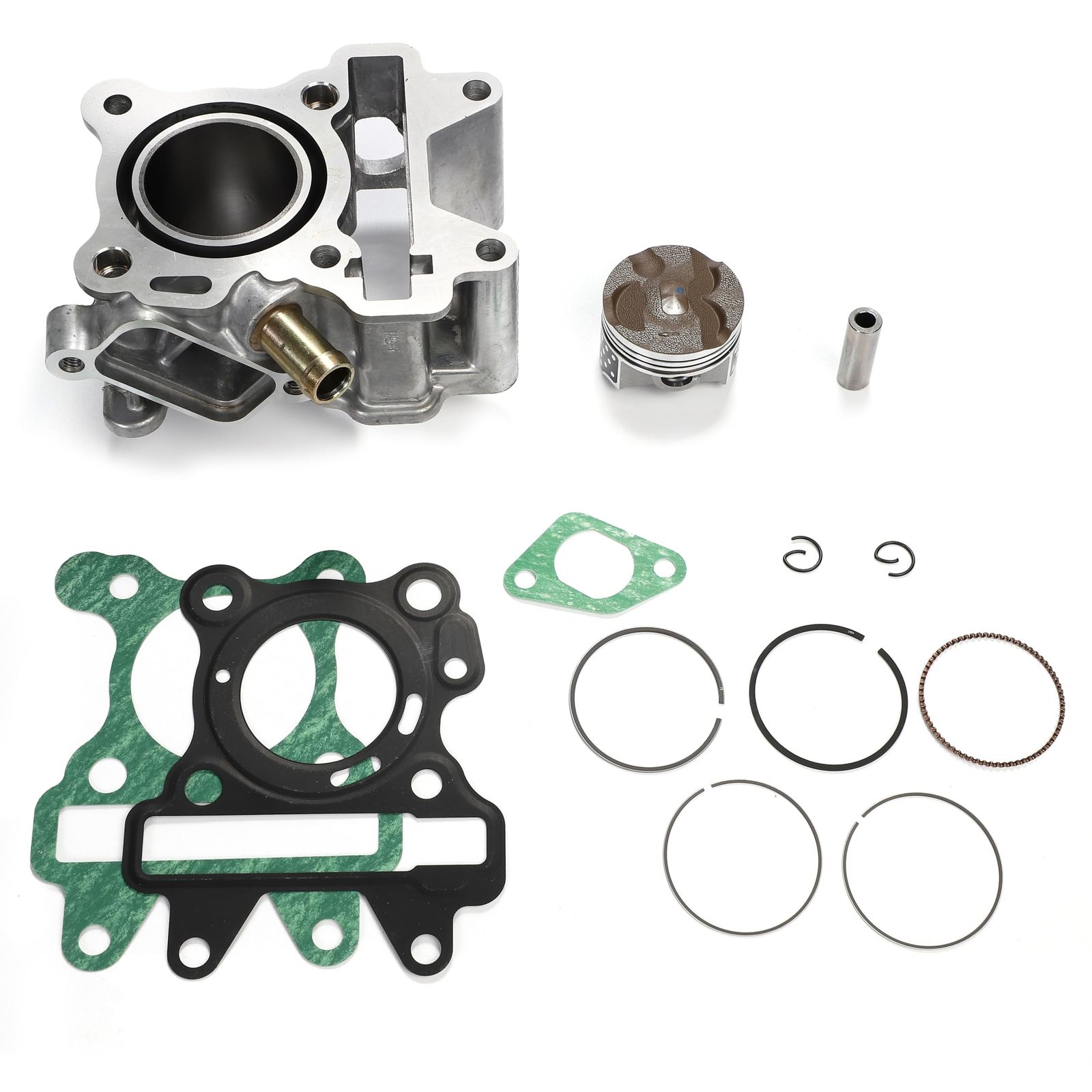 ヤマハ適合 ジョグ ジョグZR ビーノ 4スト ボアアップキット 50cc→60cc ピストン径42mm SA26J SA36J SA56J 排気量アップ シリンダー ピストン リング ガスケット付 フルセット キャブ車 インジェクション車 [4ストローク用]