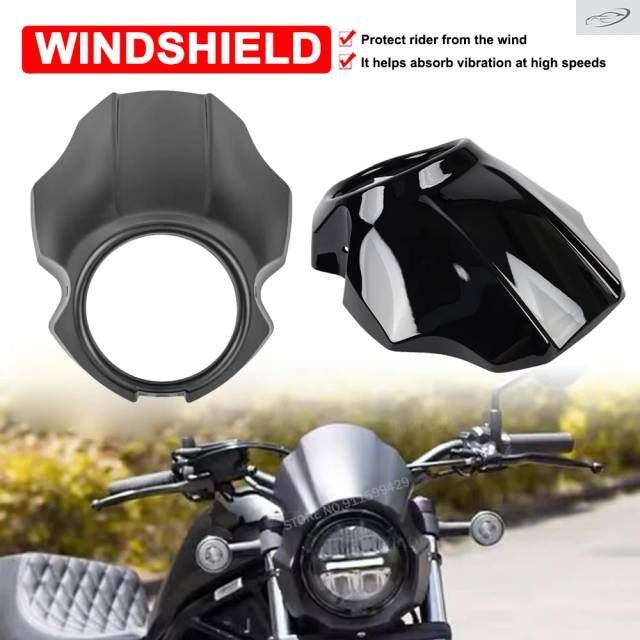 ホンダ レブル CMX300 CMX500 用ウインドシールド オートバイ フロントク ヘッドライト フェアリング カウル トリム カバー CMX 300 500 2017-2021 2022 2