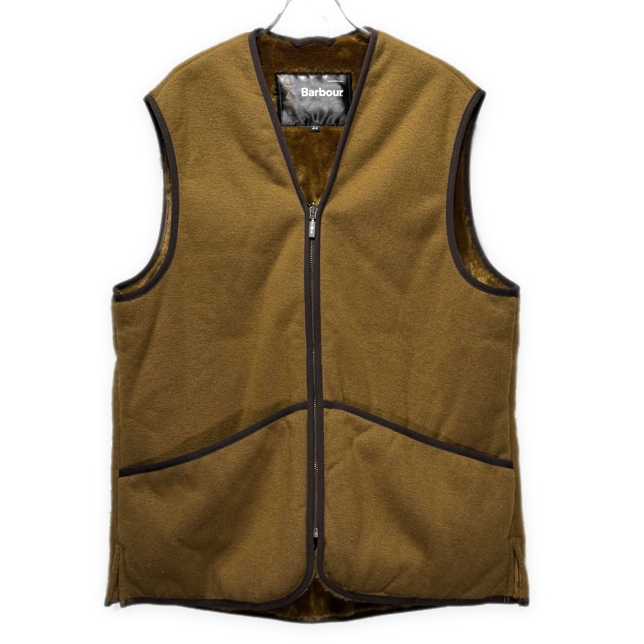 Barbour バブアー サイズ44 WARM PILE WAISTCOAT ZIP-IN LINER - BROWN ライナー ベスト ブラウン メンズ ユニセックス 10,896円