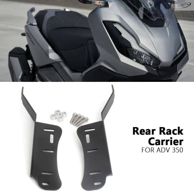 ホンダ ADV350 ADV350 用バイクアクセサリー ブラック ラゲッジラック リアシート テールボックス カーゴシェルフブラケット 9,233円