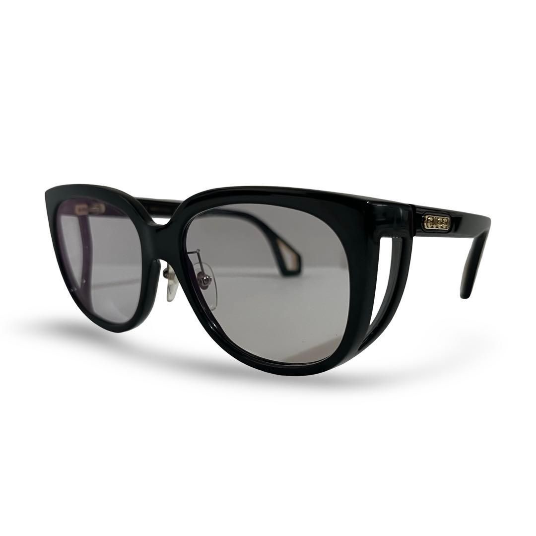 美品◎グッチ　GUCCI サングラス　アイウェア　メガネフレーム　ブラック