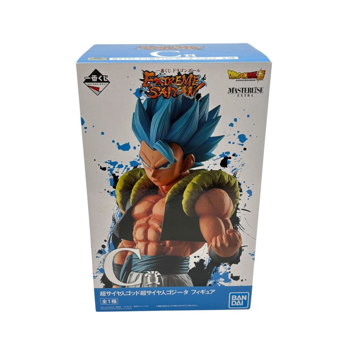 ♪0251 一番くじ ドランゴボール C賞 超サイヤ人ゴッド超サイヤ人ゴジータ EXTREME SAIYAN フィヂュア 中古 ドラゴンボール超