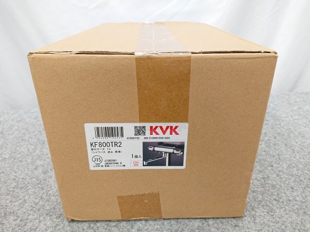 【未使用品】 KVK KF800TR2 サーモスタット式シャワー 240ｍｍパイプ付 浴室用水栓