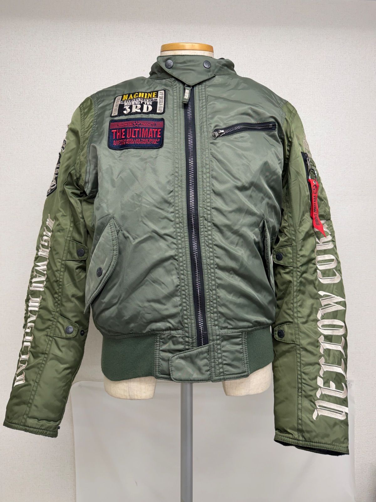 ☆YeLLOW CORN 厚手 ジャケット バイクウェア 廃盤 中古品☆