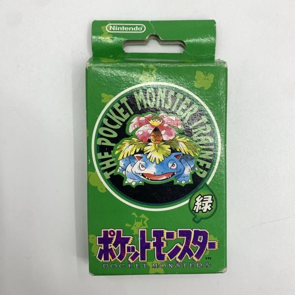 【中古】任天堂 ポケットモンスター トランプ 緑[10]