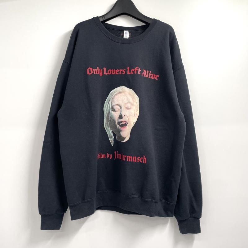【中古】WACKO MARIA × JIM JARMUSCH only lovers left alive スウェット サイズL ブラック ワコマリア×ジム・ジャームッシュ[17]
