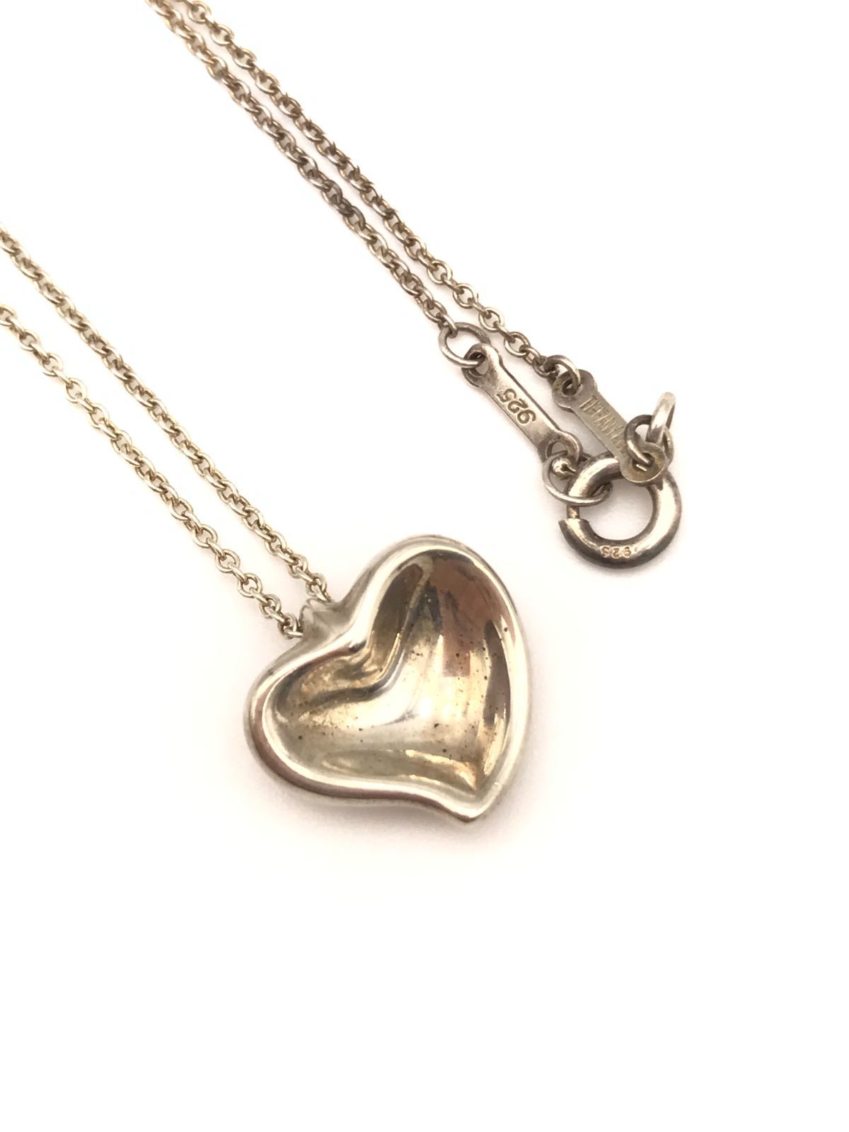 TIFFANY　ティファニー　ネックレス　エルサペレッティ　カーブハート　シルバー系　3133