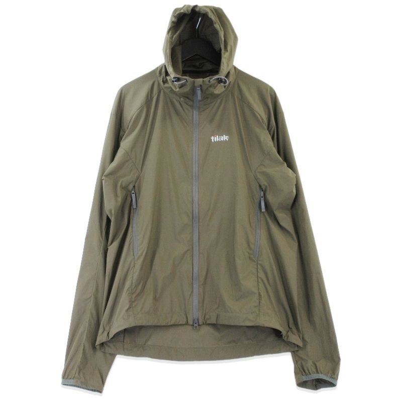 美品 tilak ティラック Tind Light Jacket ソフトシェルジャケット ナイロンジャケット sea turtle M 99001686