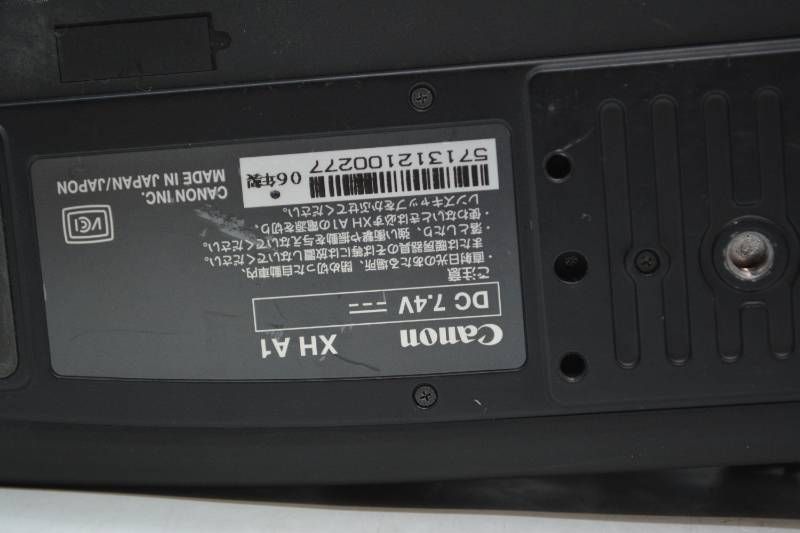 【動作品】キヤノン Canon XH A1 HDV 業務用ビデオカメラ 光学20倍