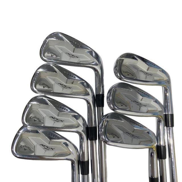 【中古】 キャロウェイ APEX PRO(2019) 7S アイアンセット IR NS PRO MODUS3 TOUR120 (フレックスS) メンズ 男性用 右利き 右用 Cランク ゴルフクラブ