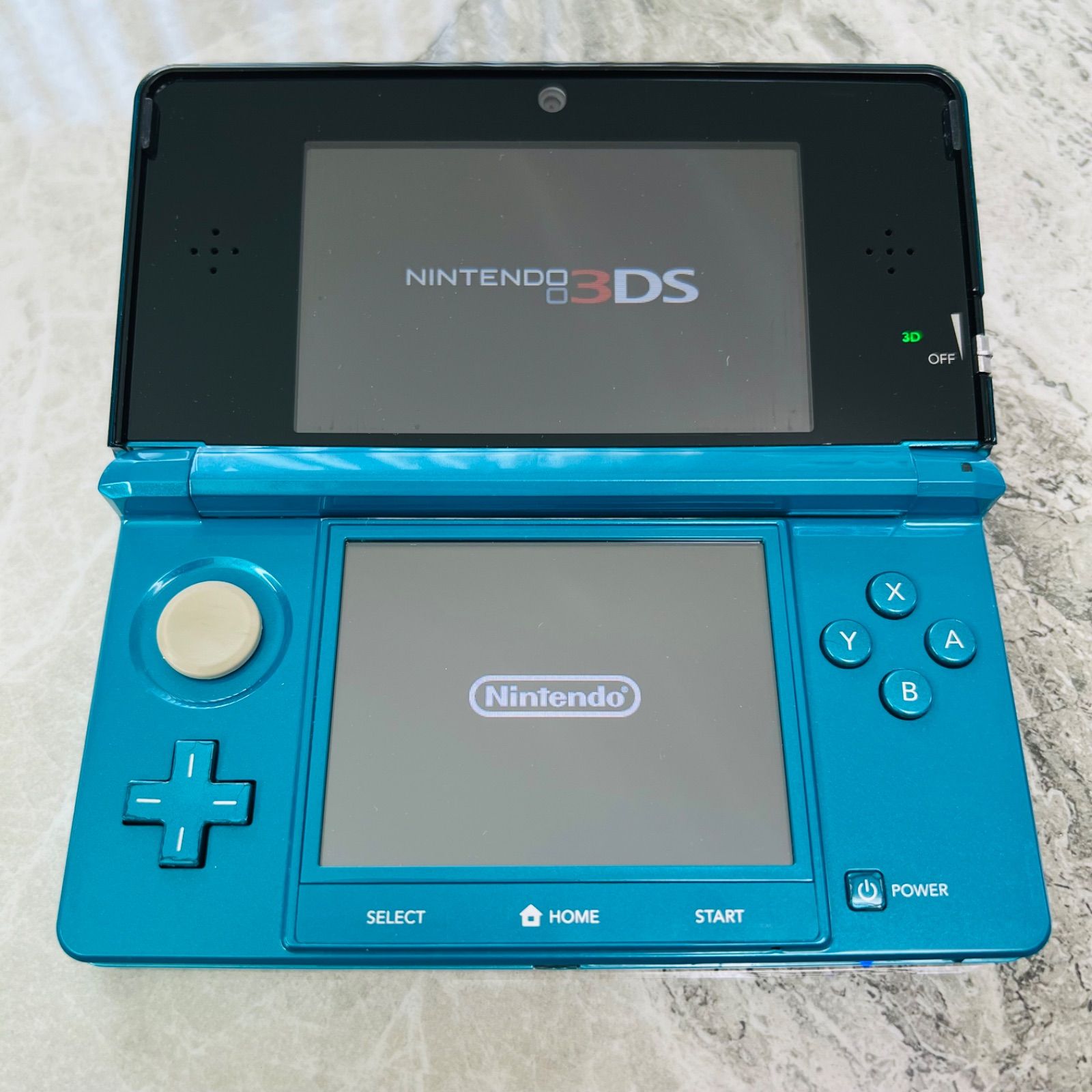 【完動品】NINTENDO 3DS アクアブルー
