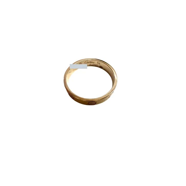 中古特価】 Cartier カルティエ ミニラブ リング 750 PG #54 3.2g