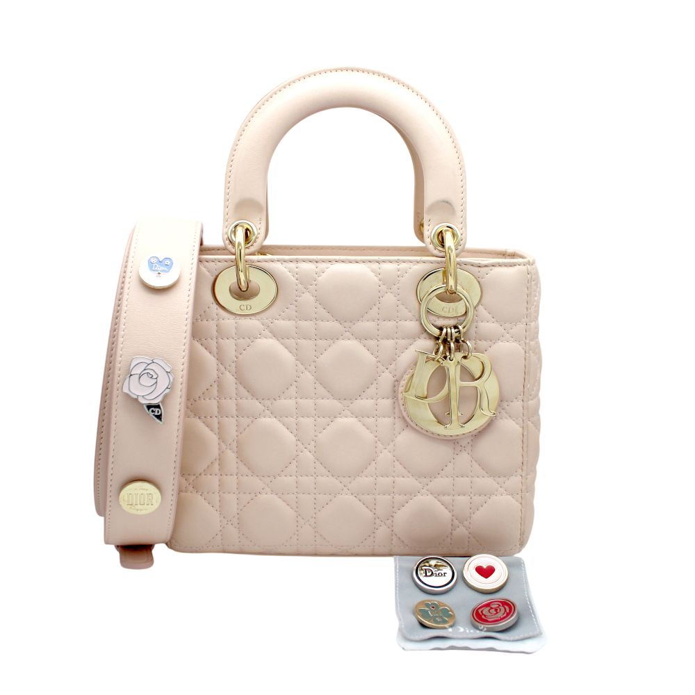 ■【中古】Dior ディオール Lady Dior My ABC Dior 2WAYバッグ スモール A26-2840