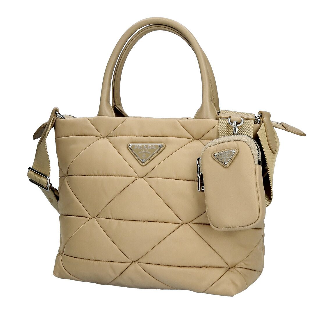 プラダ PRADA バッグ 2WAYバッグ パデッド RE-NYLON スモール 1BG373 B9MRDJN F0040 CAMMELLO 【お取り寄せ】