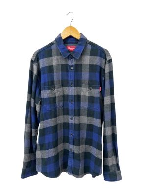 シュプリーム SUPREME 08AW 3 Color Check Shirt チェック 長袖 シャツ L マルチカラー ブランド古着ベクトル 中古☆AA★260824
