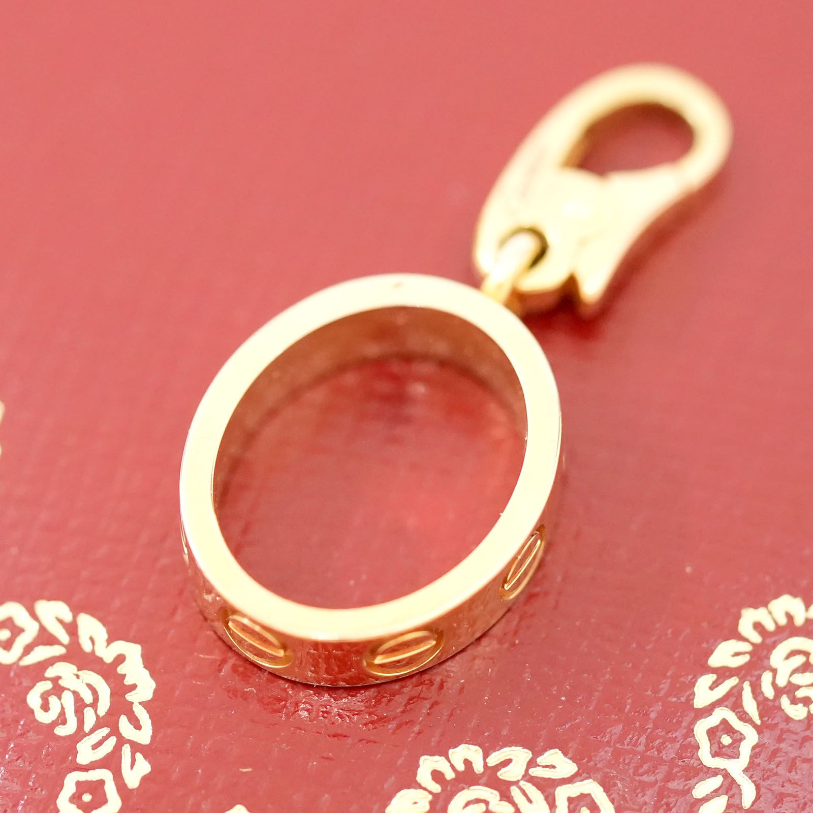【極美品】カルティエ Cartier ラブ ペンダントトップ チャーム K18イエローゴールド【送料無料】