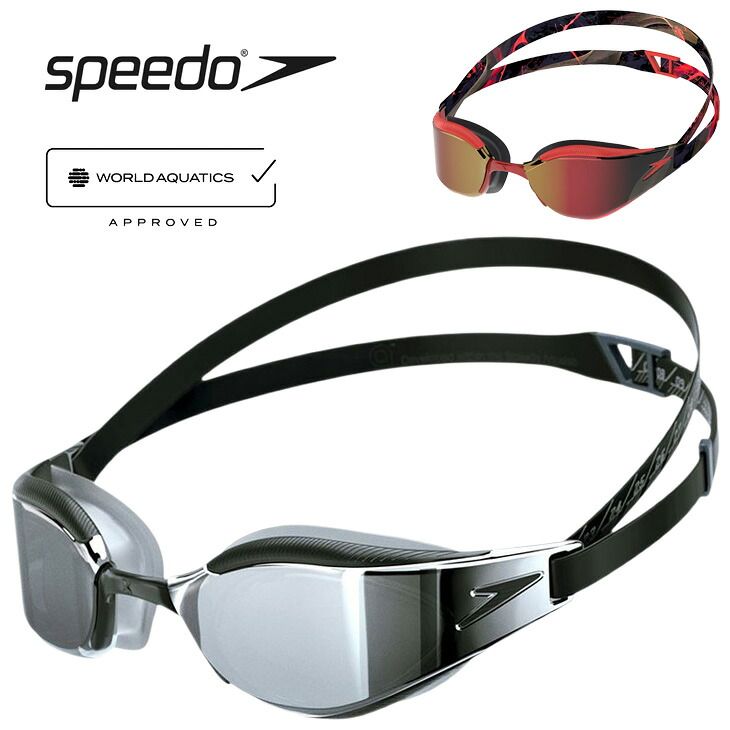 Speed WA Approved Swimming Goggles Racing Swimming Competition Swimming Men's Women's Speedo Fast Skin Hyper Elite Mirror Official Tournament Compatible Mirror Lens Anti-fog UV Protection 3D Cushion Tournament Tournament Athletes Sports Swimming Supplies /SE02151