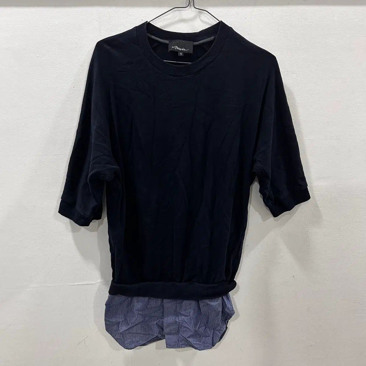 3 1 フィリップリム シャツ レイヤード スウェット 19,192円