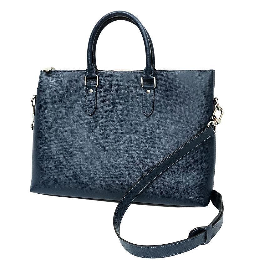 ルイヴィトン LOUIS VUITTON タイガ アントン M34401 オセアン ネイビー 2WAY ブリーフケース ビジネスバッグ 書類カバン メンズ バッグ 美品 aq13323