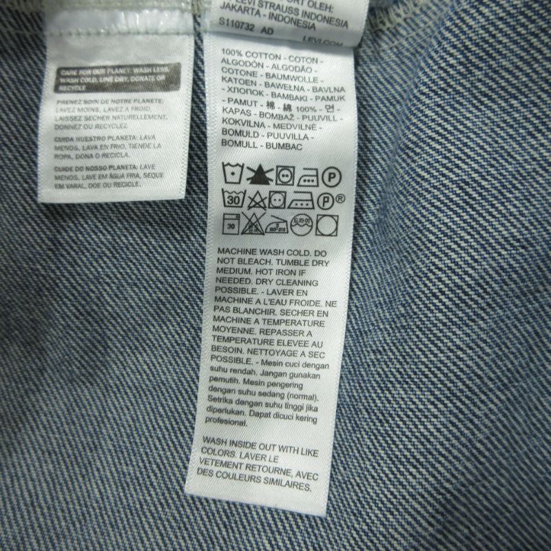 【三重本店】 中古 Levi's | リーバイス デニム 1st DENIM TRUCKER JACKET A3174-0004 ブルー サイズ：XL 【93】