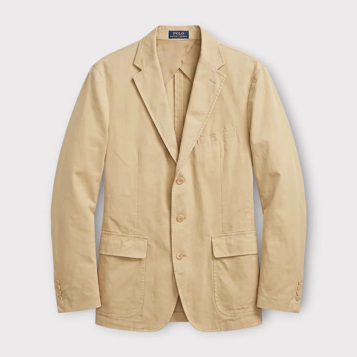 46R/ POLO RALPH LAUREN(ポロラルフローレン) 3B コットン ブレザー ジャケット