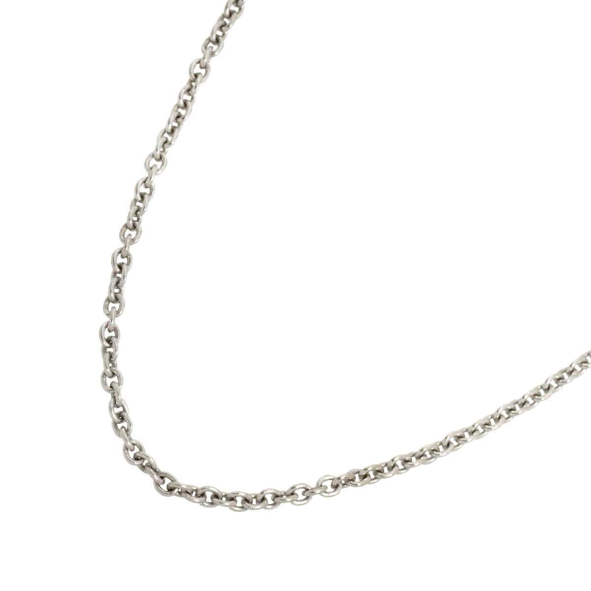 ブルガリ BVLGARI チェーン ネックレス 40cm K18 WG ホワイトゴールド 750 Chain Necklace 90333148