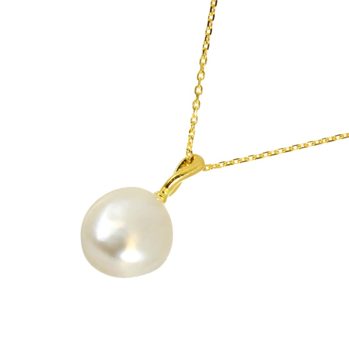 タサキ TASAKI 淡水真珠 ネックレス 62.5cm K18 YG イエローゴールド 750 パール 田崎真珠 Necklace 90333155 38,350円