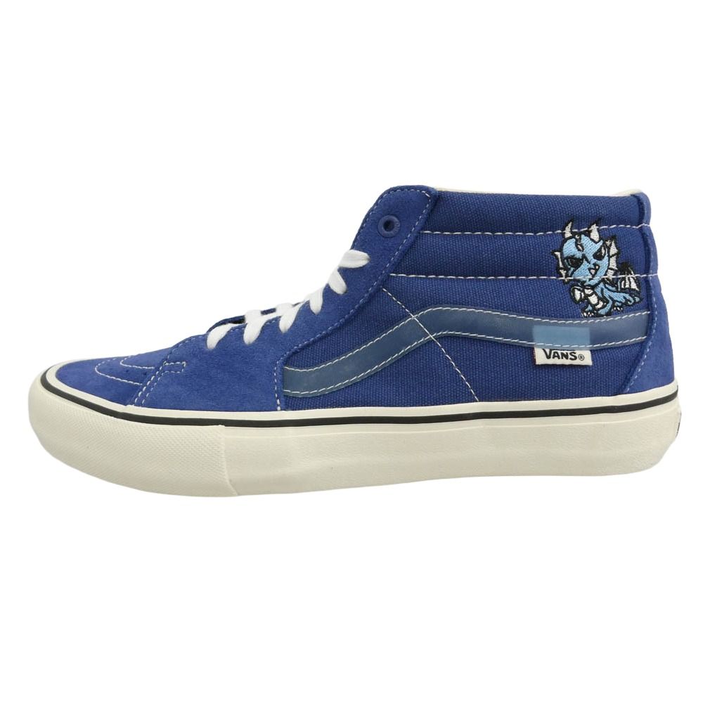 VANS バンズ vn0a4odrsoy × Alltimers Sk8 Mid Pro スケート ミッド プロ スニーカー ネイビー系 ホワイト系 28cm【極上美品】【中古】 11,804円