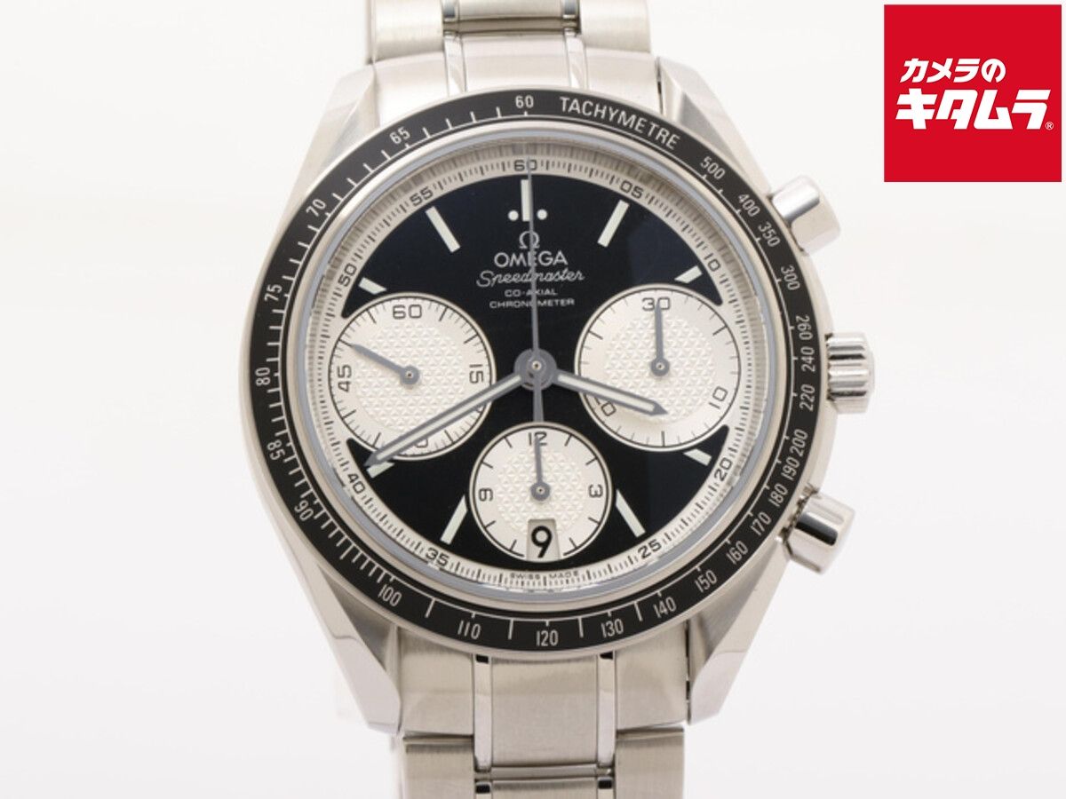 【中古】 【新品同様】 オメガ(OMEGA) スピードマスター レーシング ブラック/ホワイト 326.30.40.50.01.002 ステンレススティール