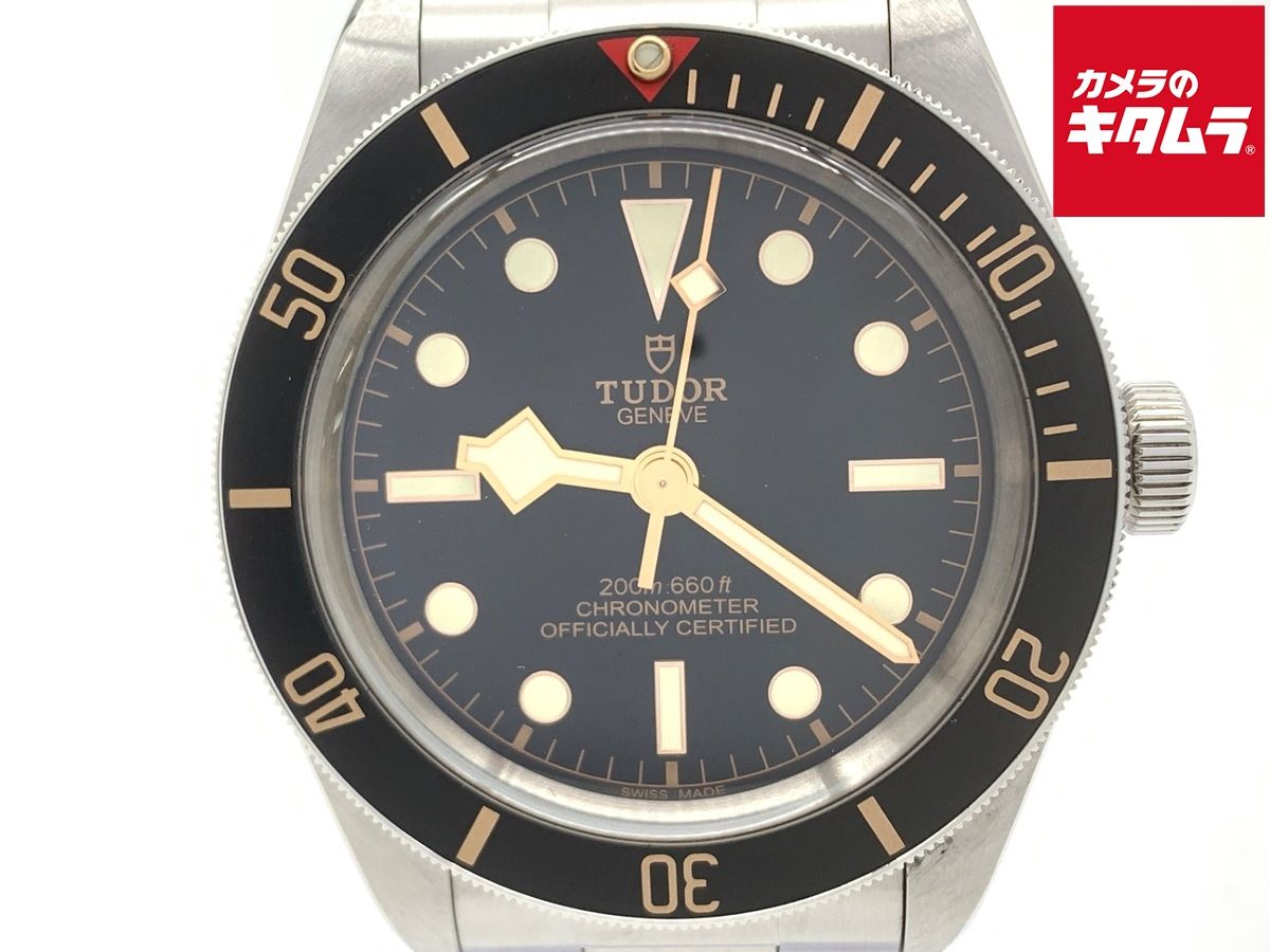 【中古】 【美品】 チューダー ブラックベイ 58 ブラック 79030N ステンレススティール SSブレス