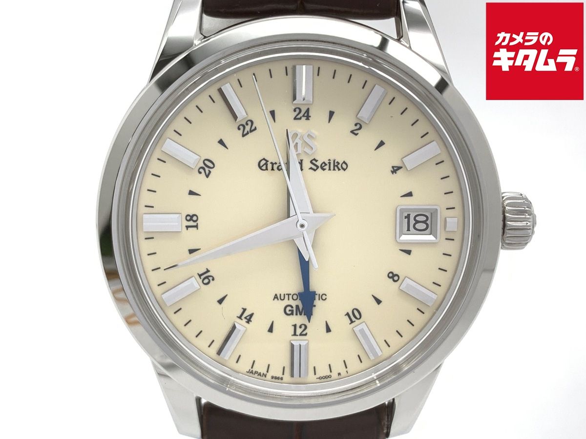 【中古】 【美品】 グランドセイコー メカニカル アイボリー [ホワイト系] SBGM221/9S66-00A0 ステンレススティール