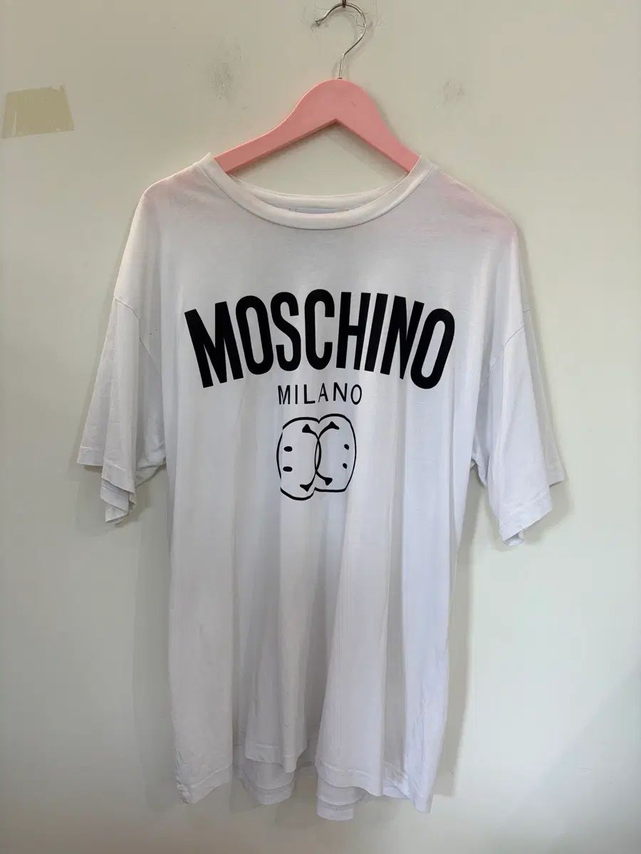モスキーノ スマイル 半袖Tシャツ 白 6,890円