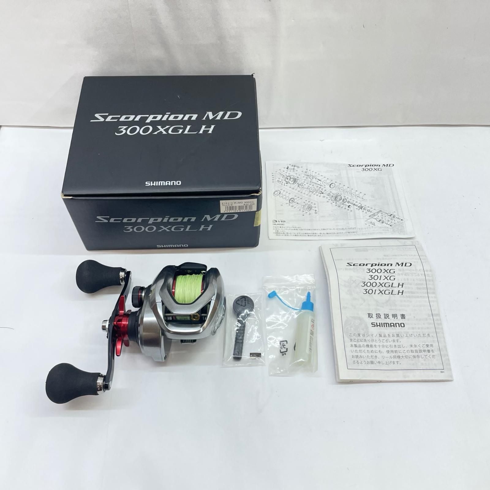 【瀬戸大橋店】 中古 SHIMANO | シマノ リール 21スコーピオンMD300XGLH 043597 【ベイトリール/右ハンドル】 【86】 14,058円