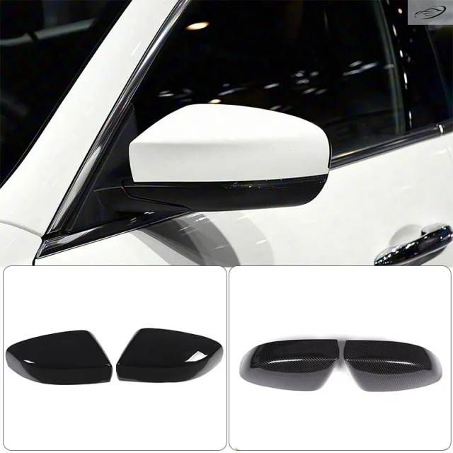 ABSカーボン/ブラック マセラティ ギブリ クアトロポルテ 2017-2025 車用キャップカバートリム カーアクセサリー