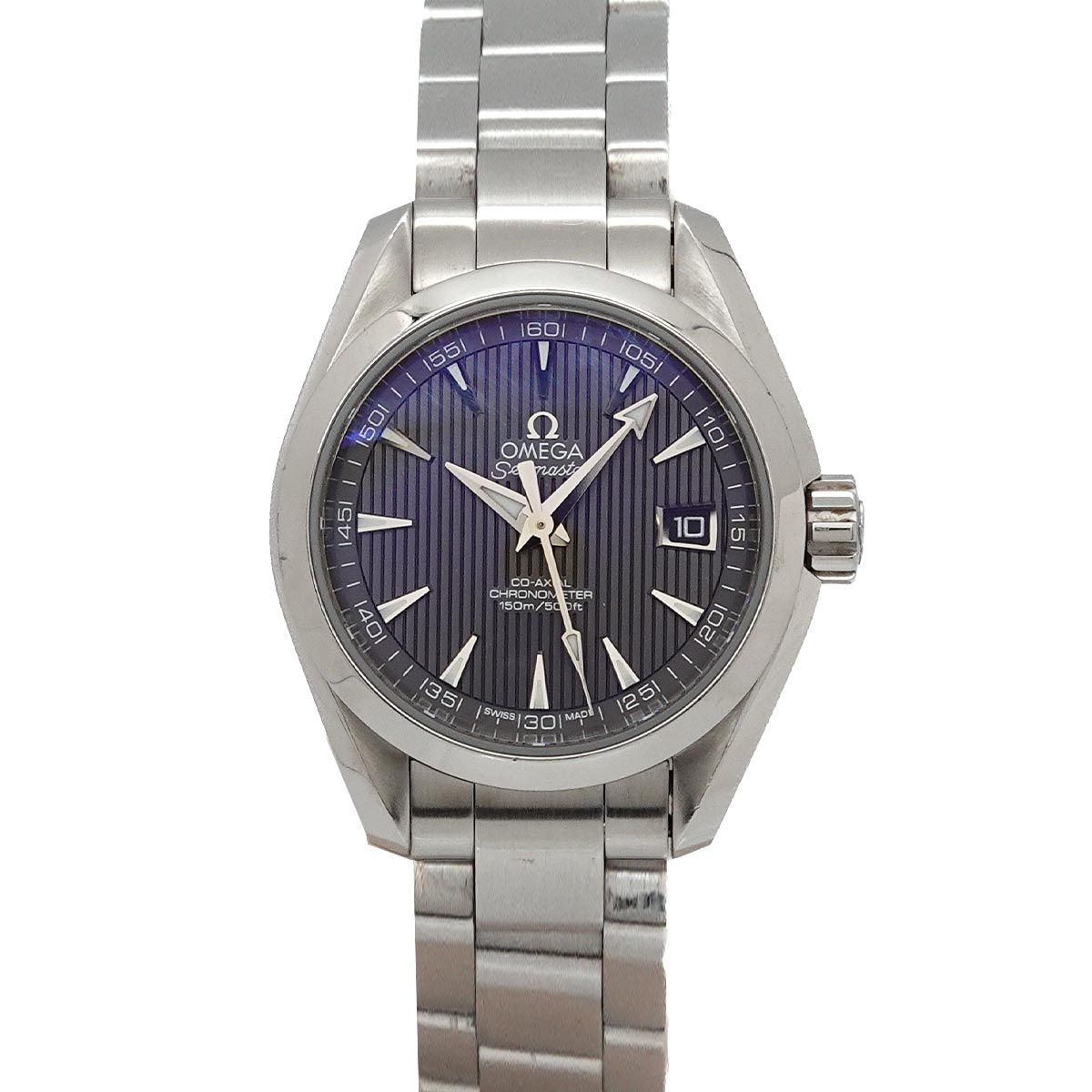 オメガ OMEGA シーマスター アクアテラ 231 10 30 20 06 001 レディース 腕時計 デイト グレー 自動巻き Seamaster 90338435
