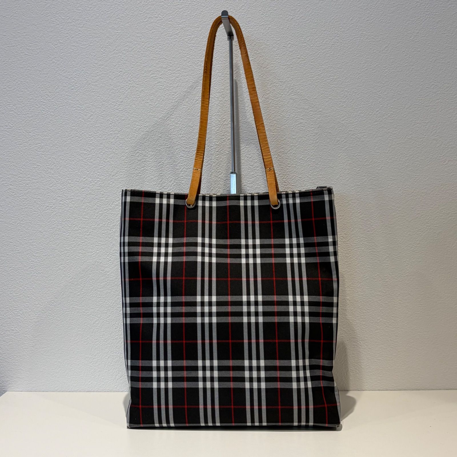 BURBERRY LONDON チェック ナイロントートバッグ