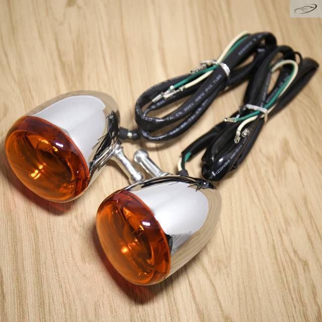 ハーレーダビッドソン スポーツスター 883/1200 モデル 2004-2022 用 フロントブレット型ウインカーオレンジレンズ 13,870円